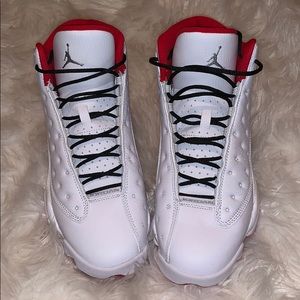 Brand new never worn red & white Air Jordan 13